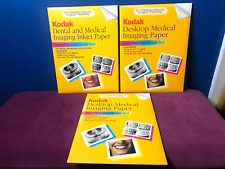 3 New Vintage Dental & Medical Imaging Inkjet Paper Packs - 3 Sizes - Kodak picture