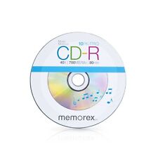 MEMOREX MUSIC CD-R'S - 10 PACK (40X 700MB 80MIN) picture
