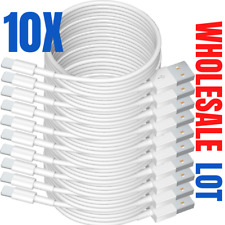 10X Wholesale 3Ft 6Ft USB Cord Lot For iPhone XR 11 12 14 Charger Charging Cable picture