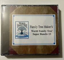 Family Tree Maker's World Family Tree Super Bundles 23 New Sealed Vol 115-119 picture