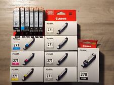 Canon OEM Genuine PGI-270/271 Black and Color Ink Cartridges Lot picture