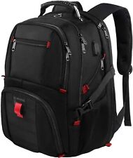 Yorepek Mens Backpack XL Black 50L Adjustable Strap Travel USB Charging Port picture