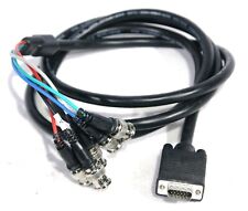 VGA 6 Foot Breakout Cable 1-(M) 15pin VGA to 5-(M) BNC picture