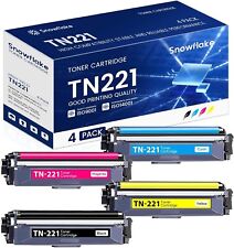 TN221 4-Pack Toner Set for Brother - High Quality, Vibrant Prints - NEW picture