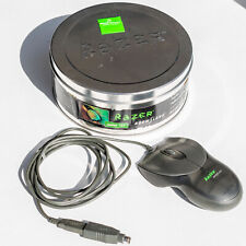 Vintage Razer Boomslang 1000 DPI USB Mouse with Tin Windows 98 Retro Gaming picture