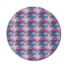 Ambesonne Rustic Floral Round Non-Slip Rubber Modern Gaming Mousepad, 8
