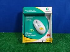 Vintage 2000 Logitech Cordless Wheel Mouse USB & PS/2 for PC MAC Sealed NEW NOS picture