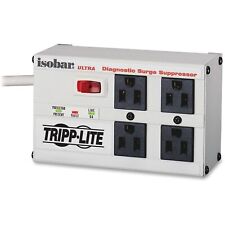 TRIPPLITE-New-ISOBAR4ULTRA _ 4 OUTLET SURGE PROTECTOR 3330 J METAL SUR picture