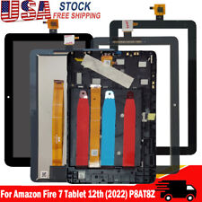 Repair Parts LCD Touch Screen Digitizer For Amazon Fire 7 12th Gen 2022 P8AT8Z picture