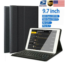 US For iPad 6th Gen 2018 9.7'' Wireless Bluetooth Keyboard Smart Stand Case picture