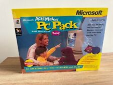 Microsoft ActiMates 1997 Interactive Barney Dinosaur PC Pack CD-ROM New Sealed picture