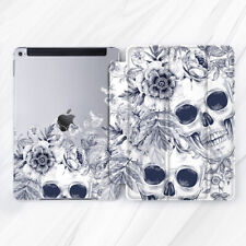 Goth Skull Horror Flower Occult Case For iPad 10.2 Air 4 5 Pro 9.7 11 12.9 Mini picture