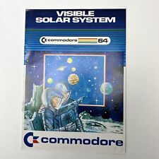 1983 Commodore 64 Visible Solar System Computer Game Manual ONLY picture
