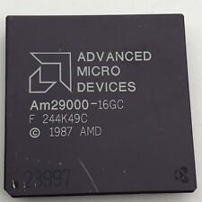 Rare Vintage Gold Ceramic AMD Am29000-16GC 32-bit 16MHz RISC Microprocessor picture