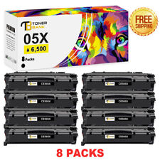 8 PACK for HP 05X CE505X Toner Cartridge LaserJet P2055dn P2055x P2050 Printer picture