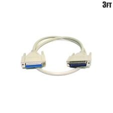 3FT DB25 25 Pin RS232 Male to Female Serial Parallel Printer Extension Cable picture