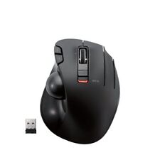 ELECOM EX-G Trackball Mouse 2.4GHz Wireless Thumb Control Sculpted Ergonom... picture