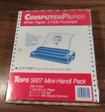 Vintage TOPS computer paper MATRIX NEW SEALED printer DOT 5607 picture