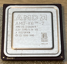 AMD K6-2 350AFR  2.2V/3.3V Socket 7 350Mhz CPU  100Mhz Bus picture