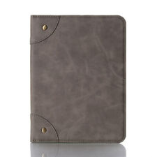 Retro Leather Smart Case For iPad 10.2 10.9 10th 9 8 7 6 5 4 Air 2 3 Pro 11 12.9 picture