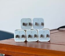 Lot of 5 Apple A1385 5W Charger Wall Plug USB Power Adapter OEM picture