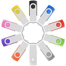 Enfain 8GB USB 2.0 Multicolor Thumb Drives Bulk 10 Pack to Share Photos Video... picture