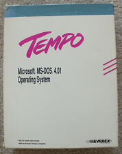 vintage - Tempo Microsoft MS DOS 4.01 manual by Everex picture