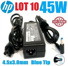 LOT OF 10 OEM HP Laptop AC Adapter Power Supply Charger 741727-001 45W Blue Tip picture