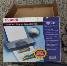 Canon BJC-80 Color Bubble Jet Portable Printer w/ Extra Ink - READ PLEASE picture