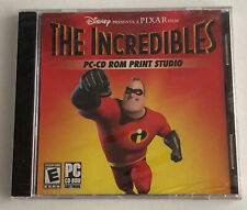 The Incredibles Print Studio Disney Pixar Win 98 Me XP Unopened 2 Small Cracks picture