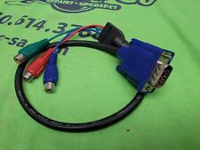 Cable adapter - RCA breakout - HD15 (m) - component (f) - 6in - HD-15 Male VGA picture