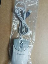 Packard Bell Mechanical Ball Mouse USB Wired Made by Logitech WHITE picture