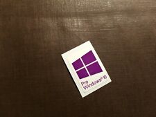 1 PCS Window 10 Pro Sticker Badge Logo Decal Purple Color 22mm x 16mm picture