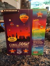 Corel DRAW 5.0 The Best In Graphics Publishing CD-ROM Box New Open Box picture