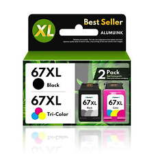 67XL High Yield Ink Cartridges Replacement for HP 2742e 2752e 2755e 4110e 4120e picture