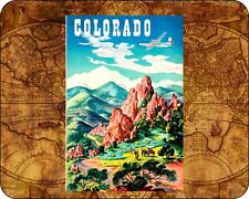 Colorado Travel Poster Mousepad Computer Mouse Pad  7 x 9 1931 picture