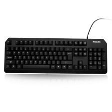 Philips Wired Gaming Keyboard & Mouse USB 2.0 Set For Desktop PC Laptop Gamer picture