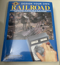 Design Your Own Railroad VTG Big Box PC Game Abracadata Sealed New picture