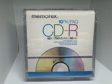 Memorex CD-R 52x 700MB 80 Min 10 Pack Blank Cds Music Photos NEW picture