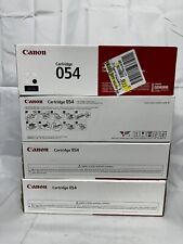 Lot 4 - Genuine OEM Canon 054 Black Toner Cartridge - NEW SEALED picture