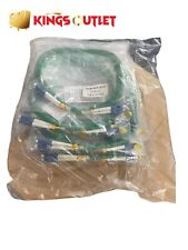 Lot of 8 LC/UPC - LC/UPC DX SM 9/125 Fiber Optic Patch Cable Green picture
