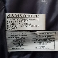 Samsonite Faux Leather Breifcase picture