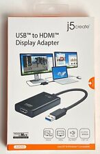 j5create USB 3.0-to-HDMI/DVI Display Adapter JUA350 Black NEW picture