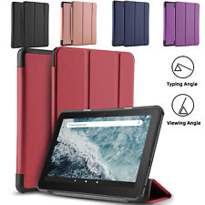 For Amazon Kindle Fire 7 12th Gen 2022 Leather Stand Kickstand Tablet Cover Case picture