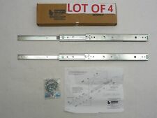 LOT 4 NEW PAIR GENERAL DEVICES CLB-307-12 QUICK DISCONNECT RACK SLIDE RAIL KIT picture