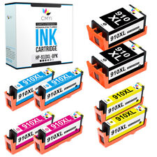 8 Pack Ink for HP 910XL fits OfficeJet Pro 8025 8035 8020 8010 8021 8030 8028 picture