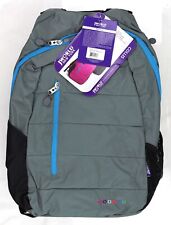 J World New York 15.4-inch Nylon Laptop Backpack, Collis, Gray, Black, Blue NWT picture
