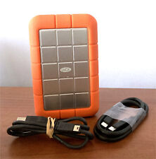 Lacie Rugged 250GB Triple RUG F WSA HDD Portable External Hard Drive w/ Cables picture