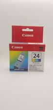 Genuine Canon 24 BCI-24 Color ink cartridge New Sealed picture