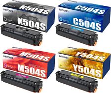 CLT-K504S CLT-504S CLT504S 4-Pack Toner Cartridge Replacement for Samsung C18... picture